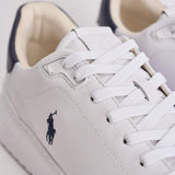 Sneakers uomo RLite Court bianco e blu 809974097 001 RALPH LAUREN 