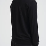 Polo uomo in lana merino nera GMP01353 P00104190100 GOLDEN GOOSE 