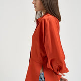 Camicia donna arancione UDONIA ORA3326S IRO 