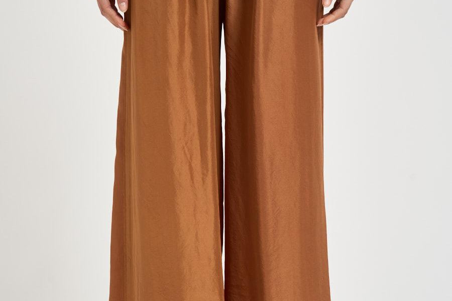 Pantalone donna satinato coccio 14862 3075 FORTE FORTE 