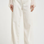 Jeans Poppy donna in denim bianco POPPY 2034WHITE ICON DENIM 