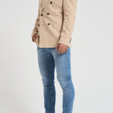 Giacca uomo doppiopetto beige CN5120 1084F CIRCOLO 1901 