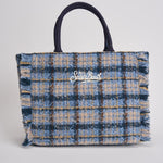 Borsa donna Colette tweed celeste COLETTETWD CK3121 MC2 SAINT BARTH 