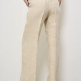 Pantalone donna in lino beige D232290 BETULLA004 P.a.r.o.s.h. 