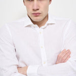 Camicia uomo bianca X66TNW UA1 ACCADEMIE TESSILI 