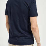 T-shirt uomo girocollo blu SH000760 BLU ACCADEMIE TESSILI 