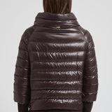 Cappa donna corta in nylon marrone scuro PI0046DIC 8800 HERNO 