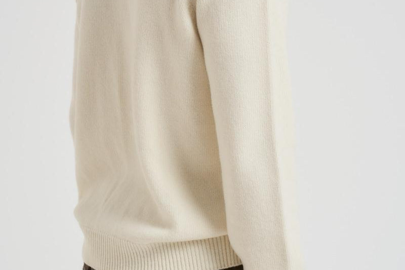 Cardigan uomo con bottoni panna 5100047 S00A3V0093 STONE ISLAND 