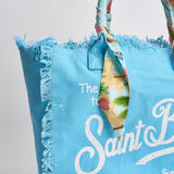 Borsa donna Colette azzurra con foulard VANITYFOULARD 09250L MC2 SAINT BARTH 