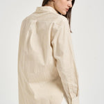 Camicia donna a righe giallo pastello 211910743 505 RALPH LAUREN 