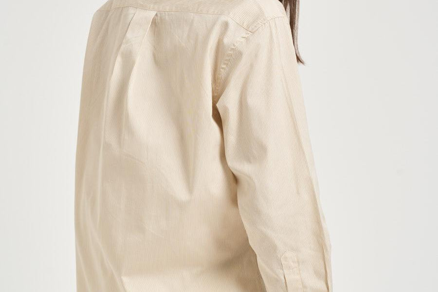 Camicia donna a righe giallo pastello 211910743 505 RALPH LAUREN 