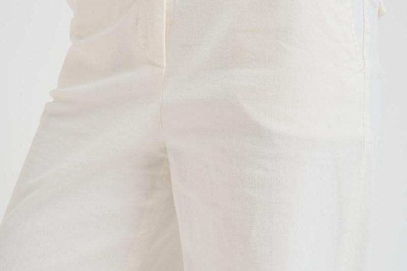 Pantalone in gabardina di cotone stretch A04736T3 003 PESERICO 