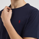 T-shirt uomo girocollo blu 710680785 004 RALPH LAUREN 