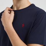 T-shirt uomo girocollo blu 710680785 004 RALPH LAUREN 