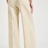 Pantalone donna dritto avorio 176880 D6207400 INCOTEX 
