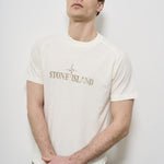 T-shirt uomo girocollo avorio 2100020 S0081V0093 STONE ISLAND 