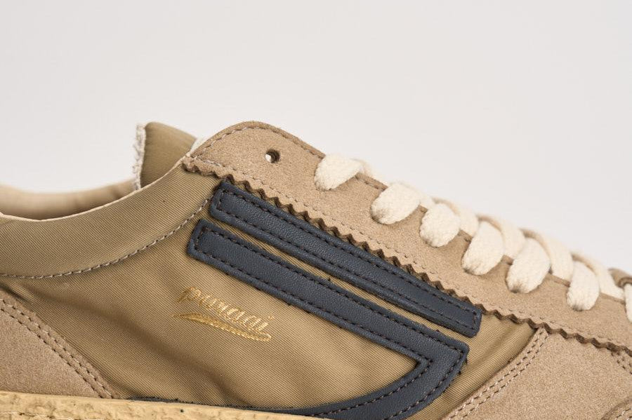 Sneakers uomo Vintage Whale in pelle verde VINTAGE GOLDENVERDE PURAAI 