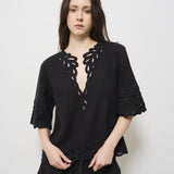 Blusa donna Shana nera HT0586FA C1J12E02FK MARANT ETOILE 