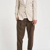 Giacca uomo in misto cotone e lino beige SERENIOLD R7002BEIGE ACCADEMIE TESSILI 