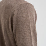 Maglia uomo con zip sabbia FZ1ML WC12R920 FILIPPO DE LAURENTIS 