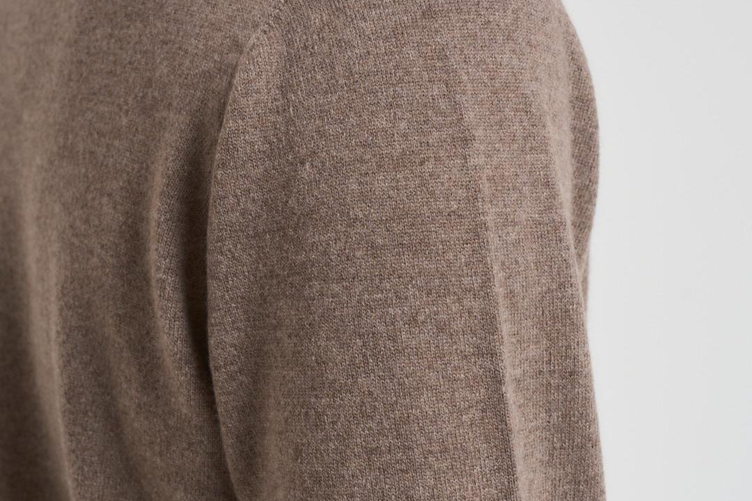 Maglia uomo con zip sabbia FZ1ML WC12R920 FILIPPO DE LAURENTIS 