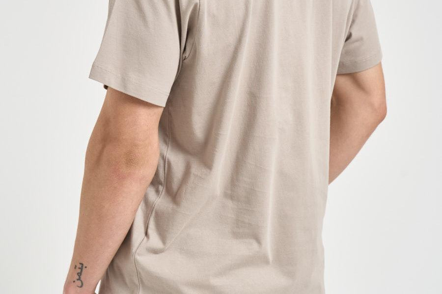 T-shirt uomo girocollo beige TS726A 904 C.P. COMPANY 