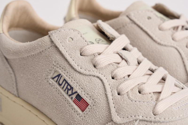 Sneakers uomo Medalist low in suede grigio AULM UH01 AUTRY 