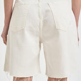 Bermuda donna in denim bianco LEA 8817WHITE ICON DENIM 