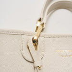 Borsa a mano donna in pelle panna EW000361 AF12036M1051 EMPORIO ARMANI 