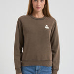 Felpa donna Maurine tortora SW0170FA C3M07EDBEC MARANT ETOILE 