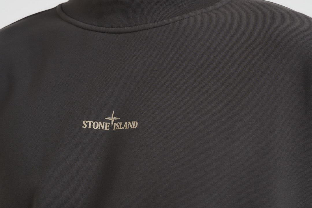 Felpa uomo girocollo oversize grigia 6100018 S0195V0062 STONE ISLAND 