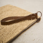 Pochette donna Ampy in rafia chiara AMPY TEA IBELIV 