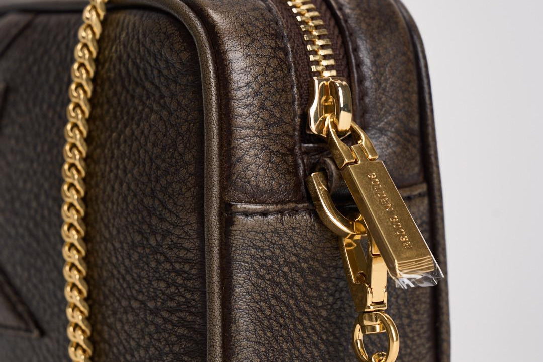 Borsa donna mini star bag moro GWA00228 A00075955357 GOLDEN GOOSE 