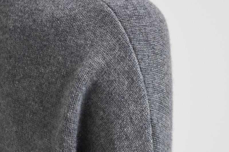 Maglione donna girocollo grigio. AMELIE 1300FLANELLE KUJTEN 