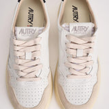 Sneakers donna medalist low in suede e nera AULW LS21 AUTRY 