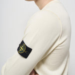 Maglia uomo girocollo panna 5100053 S00B2V0093 STONE ISLAND 