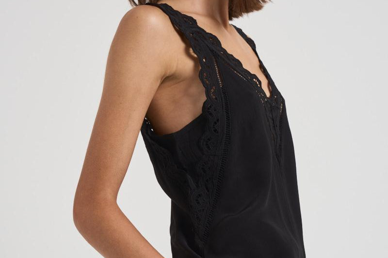 Top donna Fradela nero HT0663FA C3J11I01BK ISABEL MARANT 
