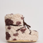 Stivale donna MB ICON LOW CURLY con stampa cow 1409690 MM04YELLOWPINK MOON BOOT 