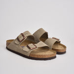 Sandalo uomo Arizona in suede tortora 951303U TAUPE BIRKENSTOCK 