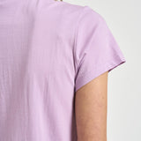 T-shirt donna girocollo lilla 211B14605 015 RALPH LAUREN 