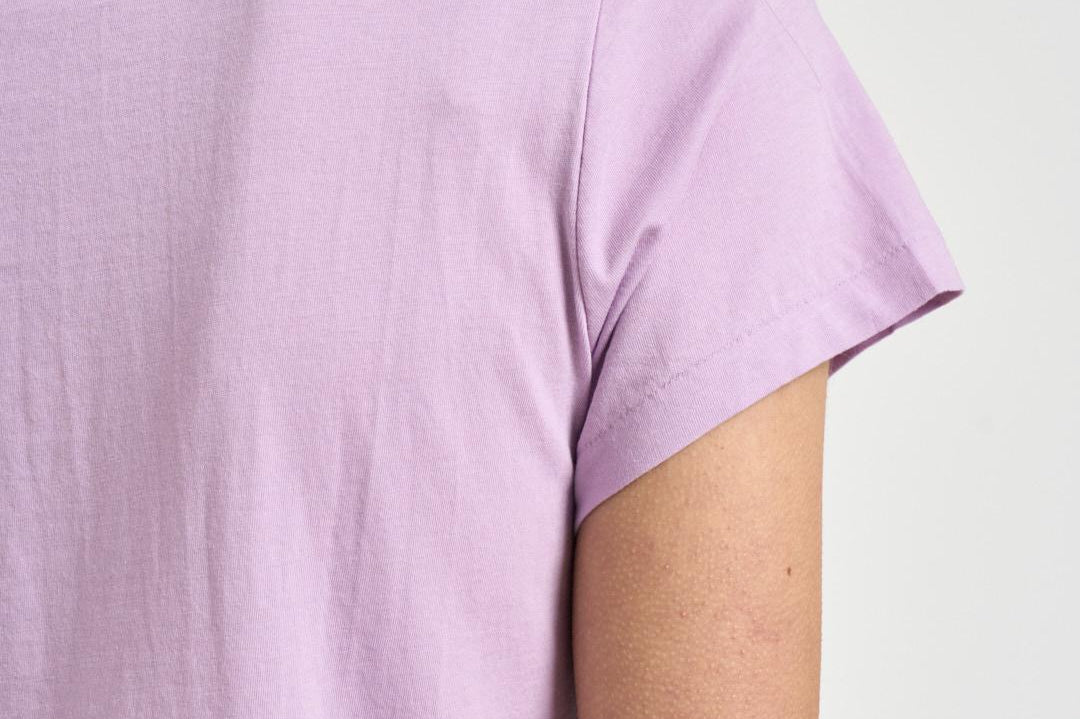 T-shirt donna girocollo lilla 211B14605 015 RALPH LAUREN 