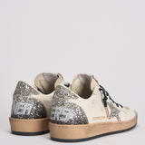 Sneakers donna Ball Star glitter argento GWF00117 F00747212274 GOLDEN GOOSE 