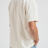 T-shirt uomo girocollo bianca con stampa TT13012 VINTAGEWHITE0028 RHUDE 