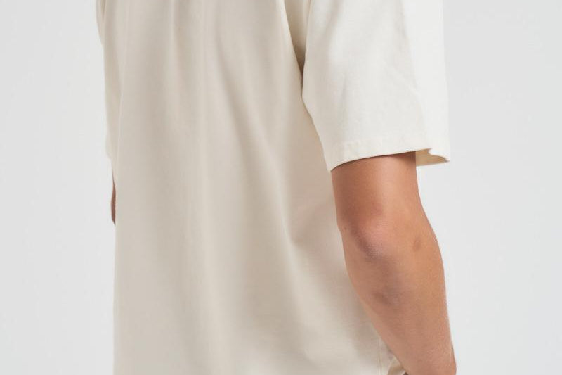 T-shirt uomo girocollo bianca con stampa TT13012 VINTAGEWHITE0028 RHUDE 
