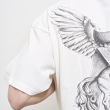T-shirt uomo girocollo bianca MLM41066 72 REPRESENT 