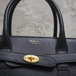 Borsa donna a mano nera "Bayswater" HH4406 205A100 MULBERRY 