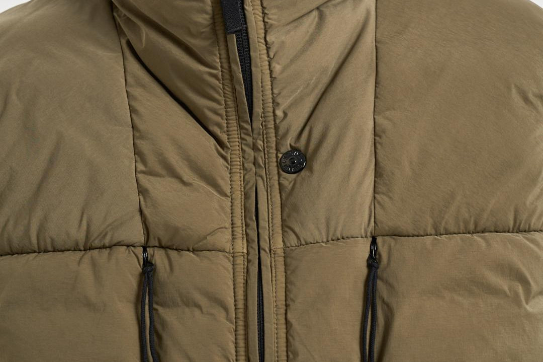 Gilet uomo con zip verde oliva G100007 S0183V005G STONE ISLAND 