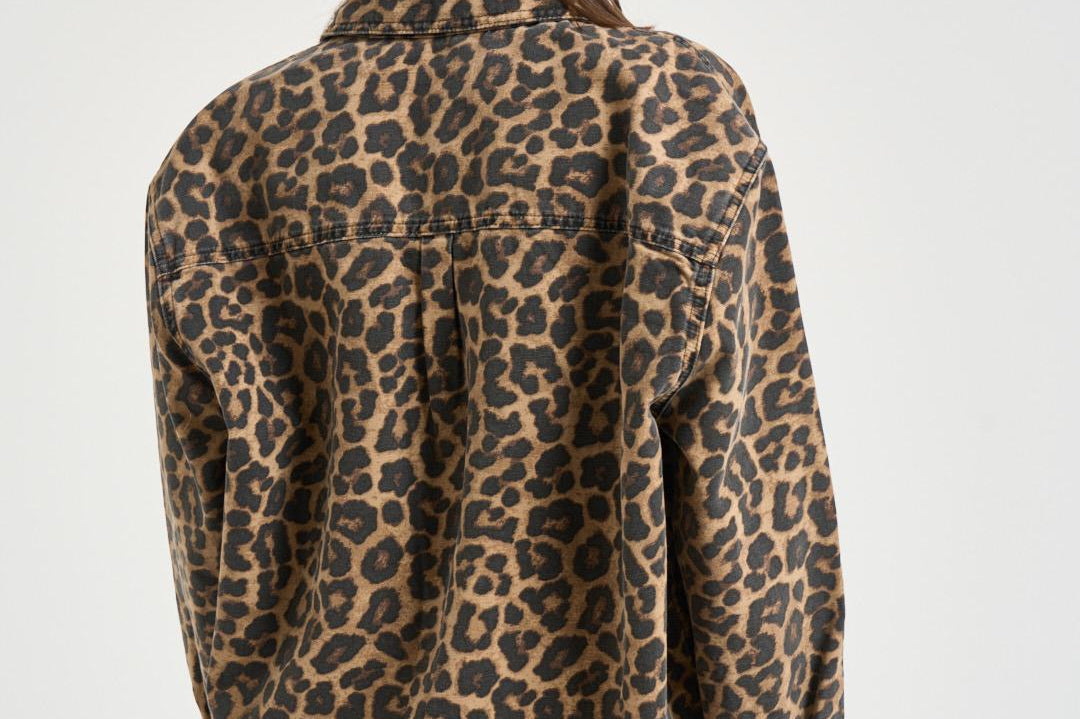 Giacca donna Paxton animalier 12096 MTL59BLACKLEOPARD ANINE BING 