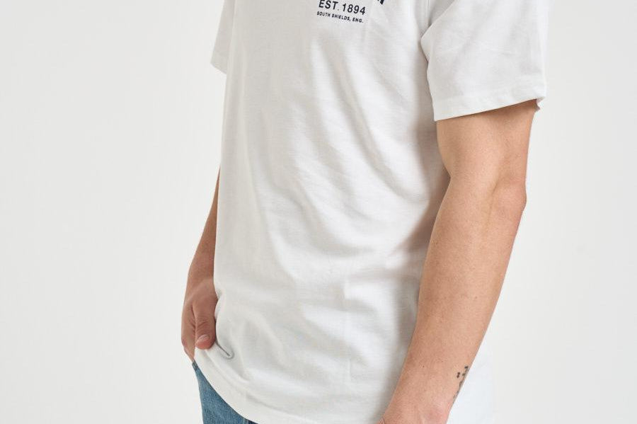 T-shirt uomo girocollo bianca MTS0502 WH11 BARBOUR 