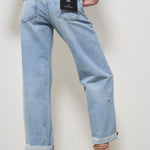 Jeans donna Gavin in denim chiaro 1113 440 ANINE BING 